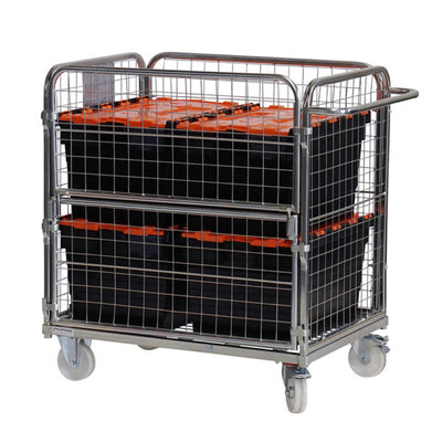 Four Sided Compact Merchandise Picking Trolley