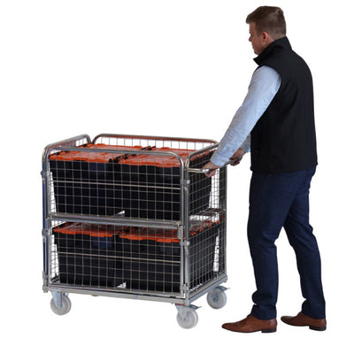 Four Sided Compact Merchandise Picking Trolley