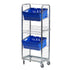 Two sided, multi-use, display and merchandise picking trolley