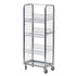 Two sided, multi-use, display and merchandise picking trolley