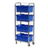 Two sided, multi-use, display and merchandise picking trolley