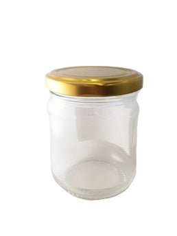 Frasco de vidrio de 212 ml para mostaza/reserva