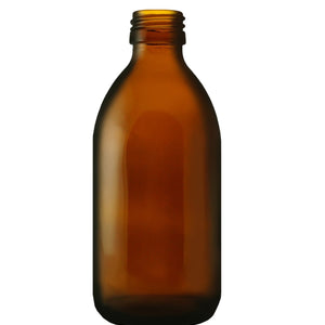 Botella de vidrio ámbar de 250 ml