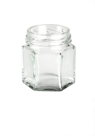 45ml Hexagonal Glass Jar