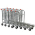 Nestable Stock Trolley with Folding Shelf