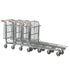 Nestable Stock Trolley with Folding Basket