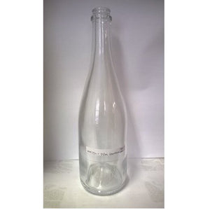 Botella de champán clara de 750ml