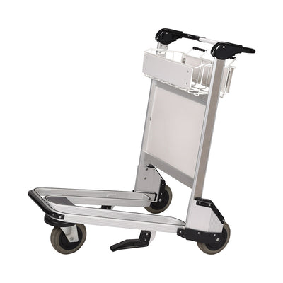 Trafficker Aluminium Airport Luggage Trolley with 3 Wheels