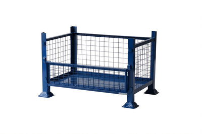 Cage Pallet with Half Gate