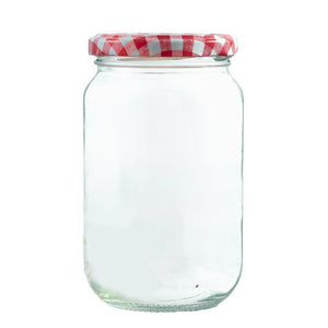 Tarro de mermelada de vidrio de 378 ml (1 lb)