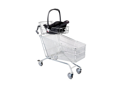 Carrito de compras con soporte para asiento de coche