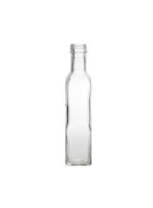 250ml Weißes Flintglas Marasca Olivenölflasche (Schraubverschluss)