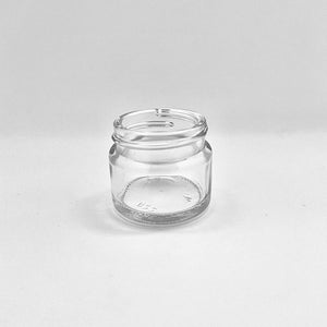 Tarro cuadrado de vidrio blanco de 15ml
