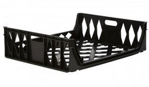 Bandeja de Pan Ventilada de 10 Hogazas Apilable (Negro) Vista Angulada