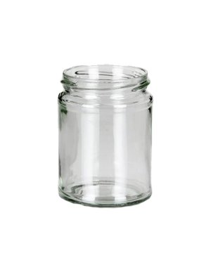300ml Glasbehälter mit Paneelen für Lebensmittel
