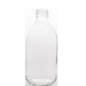 Botella de vidrio clara Alpha de 200 ml