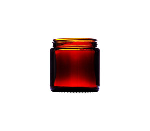 120ml Bernsteinfarbener Glas-Squat-Behälter