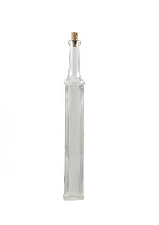 Botella de aceite de vidrio Esmeralda de 100 ml (apertura de corcho)