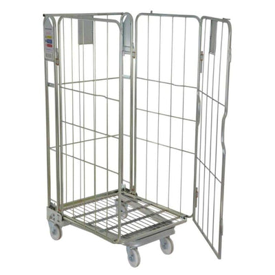 Four Sided Roll Pallet with Rod Infill