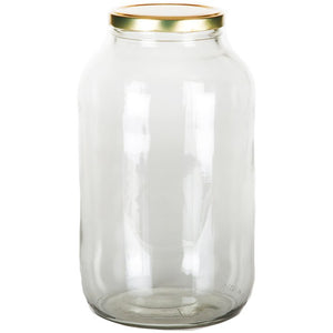 Tarro de vidrio para encurtidos de 4,250 ml (1 galón) (cuello de rosca)