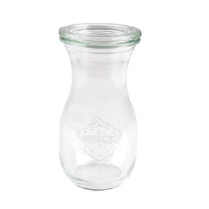 Botella de jugo de vidrio Weck de 0.25 L (solo botella)